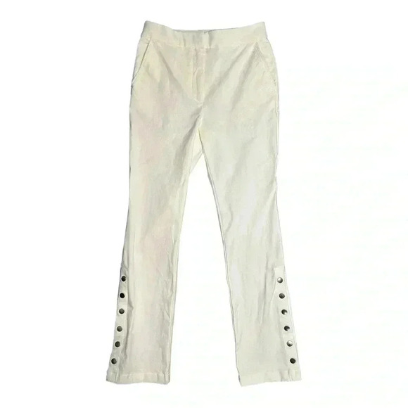 DEREK LAM 10 CROSBY Tesse Snap-Leg Flared Pants Size 2 - Picture 4 of 9